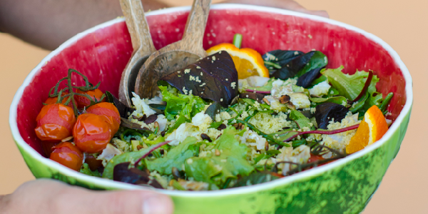 receita de salada de bacalhau fresco e cuscuz