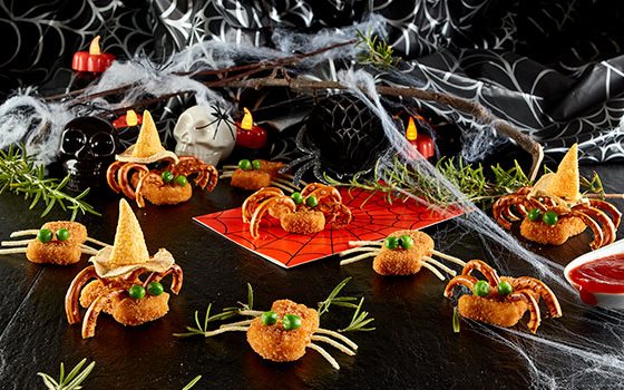 Receitas Halloween Aranhas Iglo