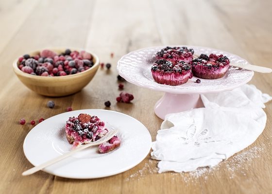 Mini Cheesecake de Frutos Vermelhos