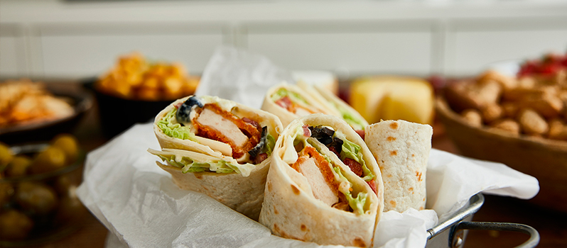 Wrap Caesar com Nuggets