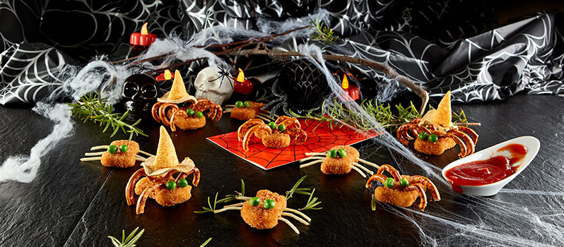 Receitas Halloween Aranhas Iglo