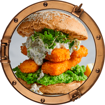 SANDUÍCHE DE DOURADINHOS