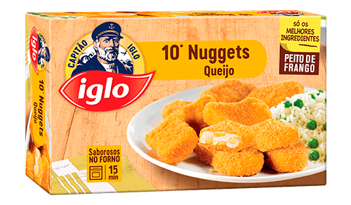 Nuggets de Frango e Queijo 10 unidades