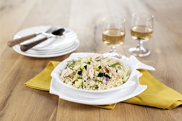 Couscous Israelita Com Salmão