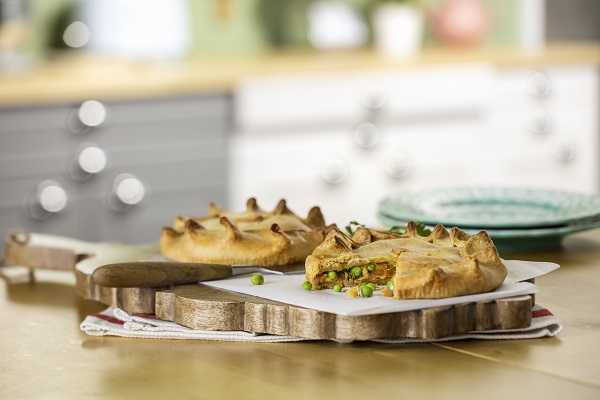 Empada de Frango e Ervilhas