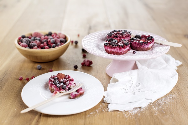 Mini Cheesecake de Frutos Vermelhos