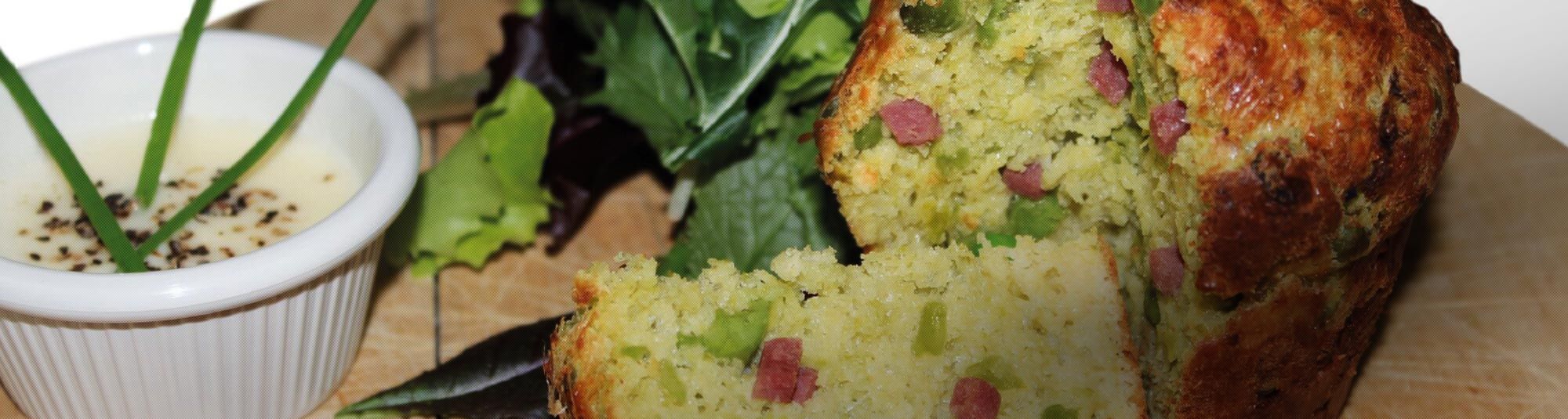 muffin de espinafres