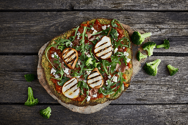 Base de Pizza de Brócolos