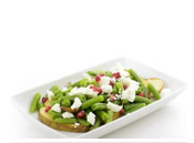 Salada de Feijão Verde, Batata e Queijo Feta