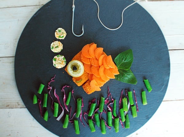 Douradinhos de Peixe com Arroz de Legumes